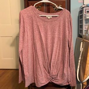 Long sleeve cotton tee